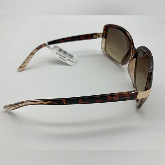 NWT Tahari TH124 Women’s Sunglasses 100% UV Protection Tortoise Fraame - Picture 4 of 10
